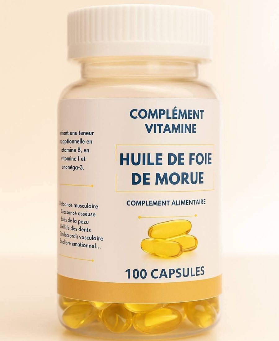 HUILE DE FOIE DE MORUE en capsules