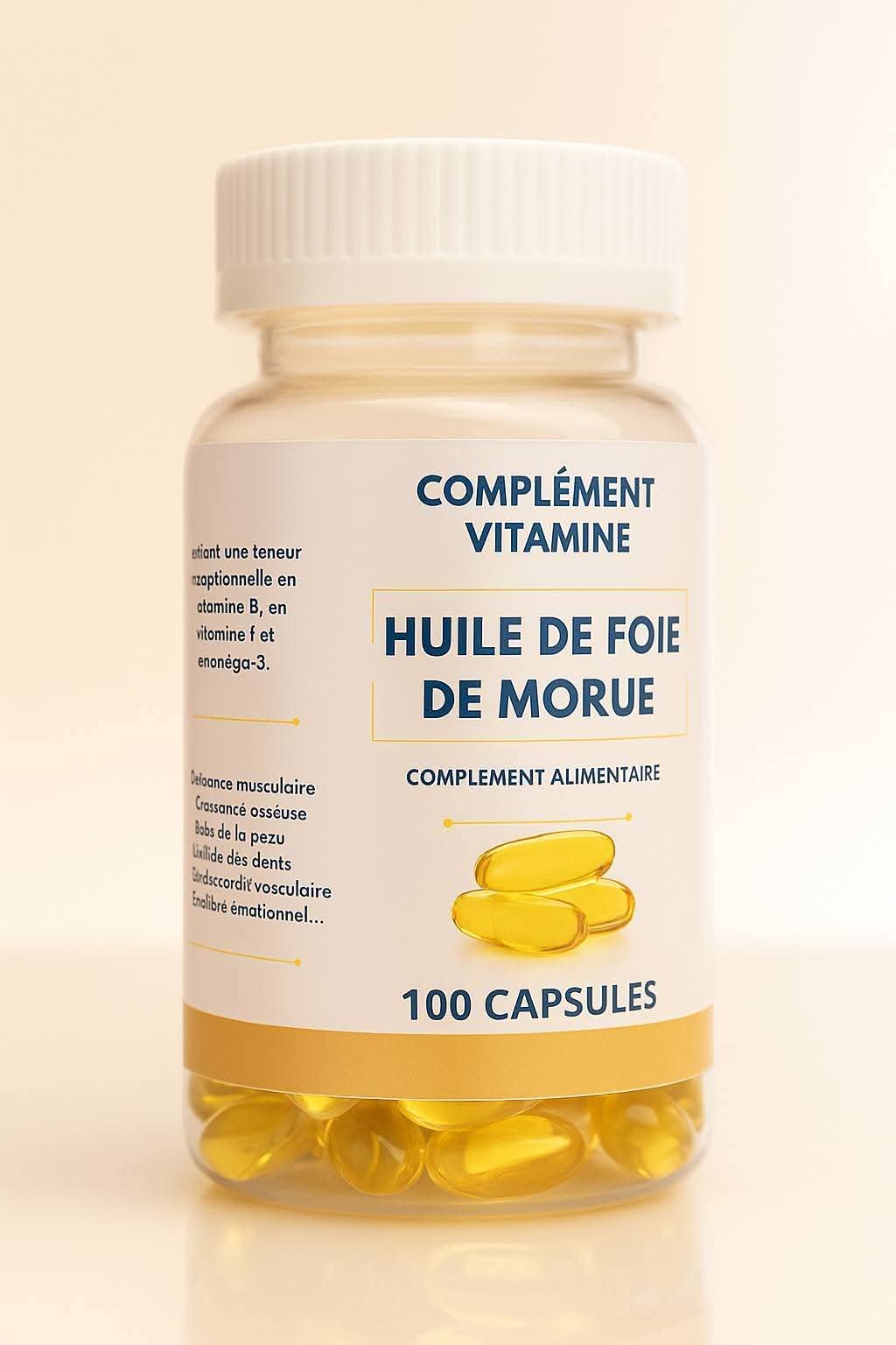 HUILE DE FOIE DE MORUE en capsules